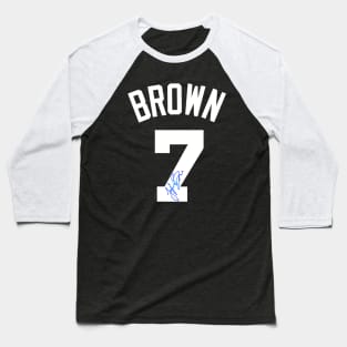 Jaylen Brown - signed Baseball T-Shirt